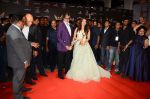 Aishwarya Rai Bachchan, Amitabh Bachchan at the red carpet of Stardust awards on 21st Dec 2015